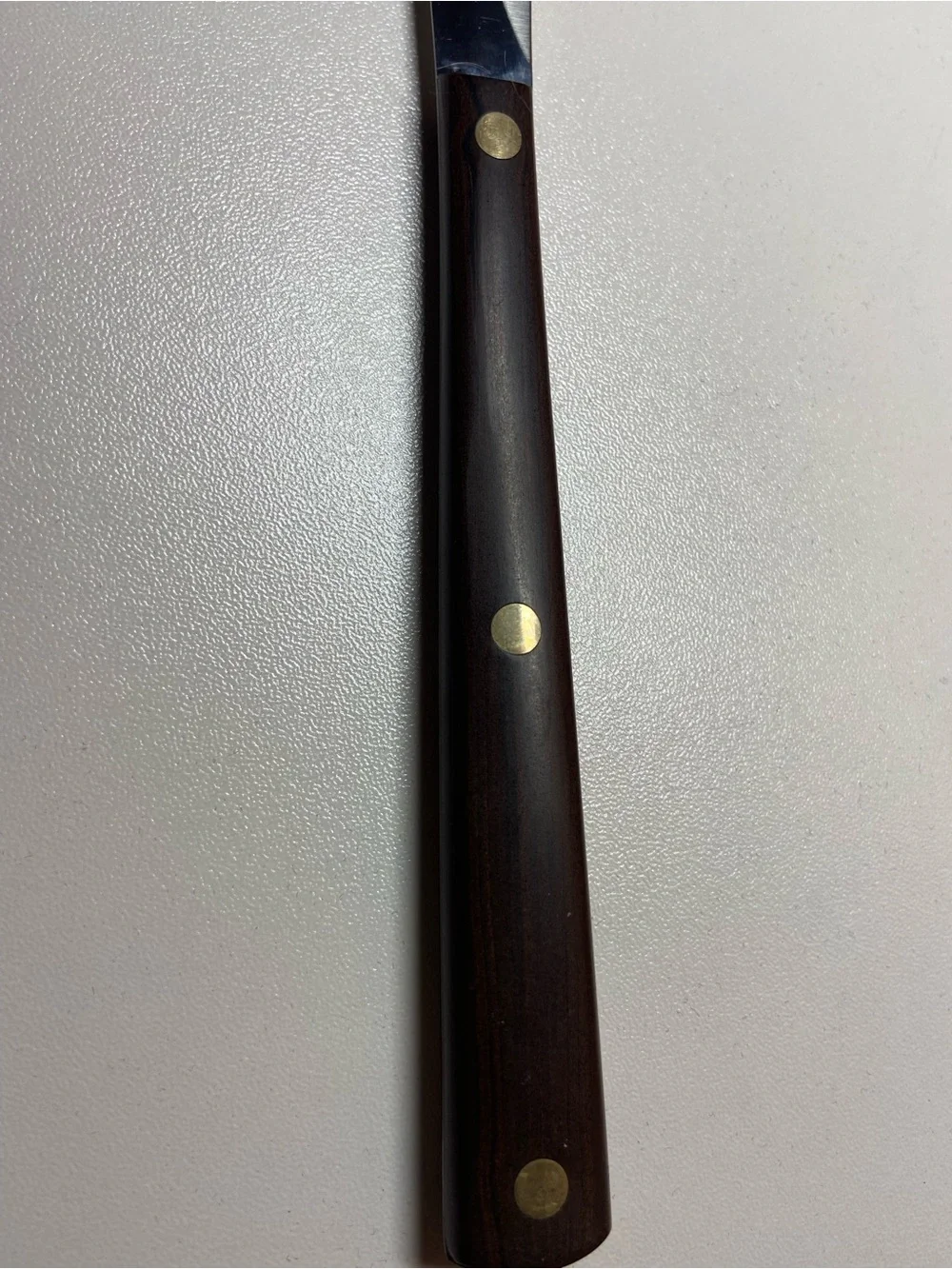 Cutco Brown Wood-Handled Table Knife